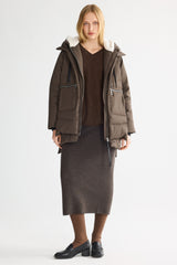 Orolay 092 Classics Women's Thickened Down Jacket #color_coffee