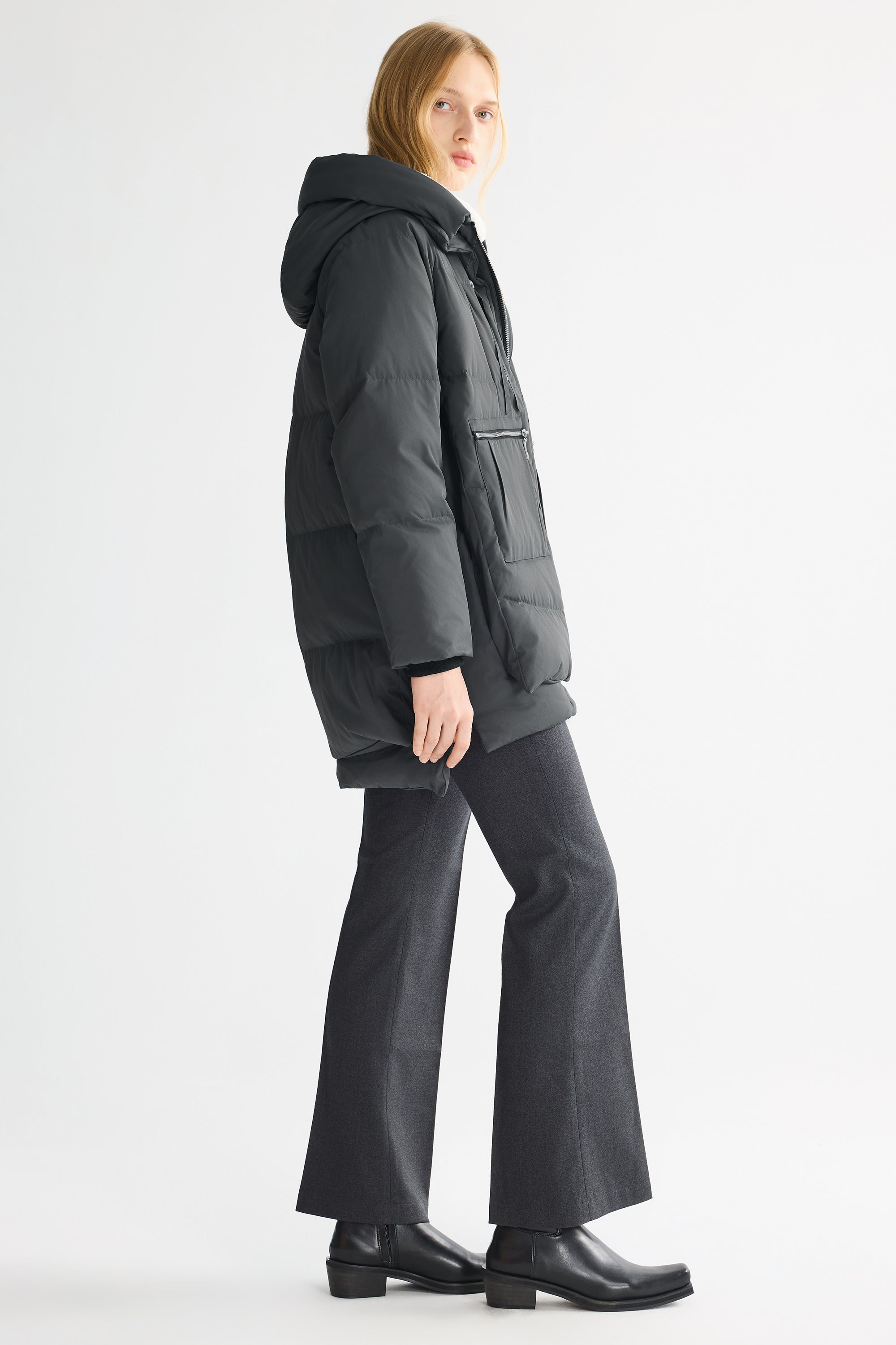 Orolay 092 Classics Women's Thickened Down Jacket #color_darkgray
