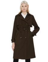 Classic Double-Breasted Lapel Hudson Trench #color_coffee