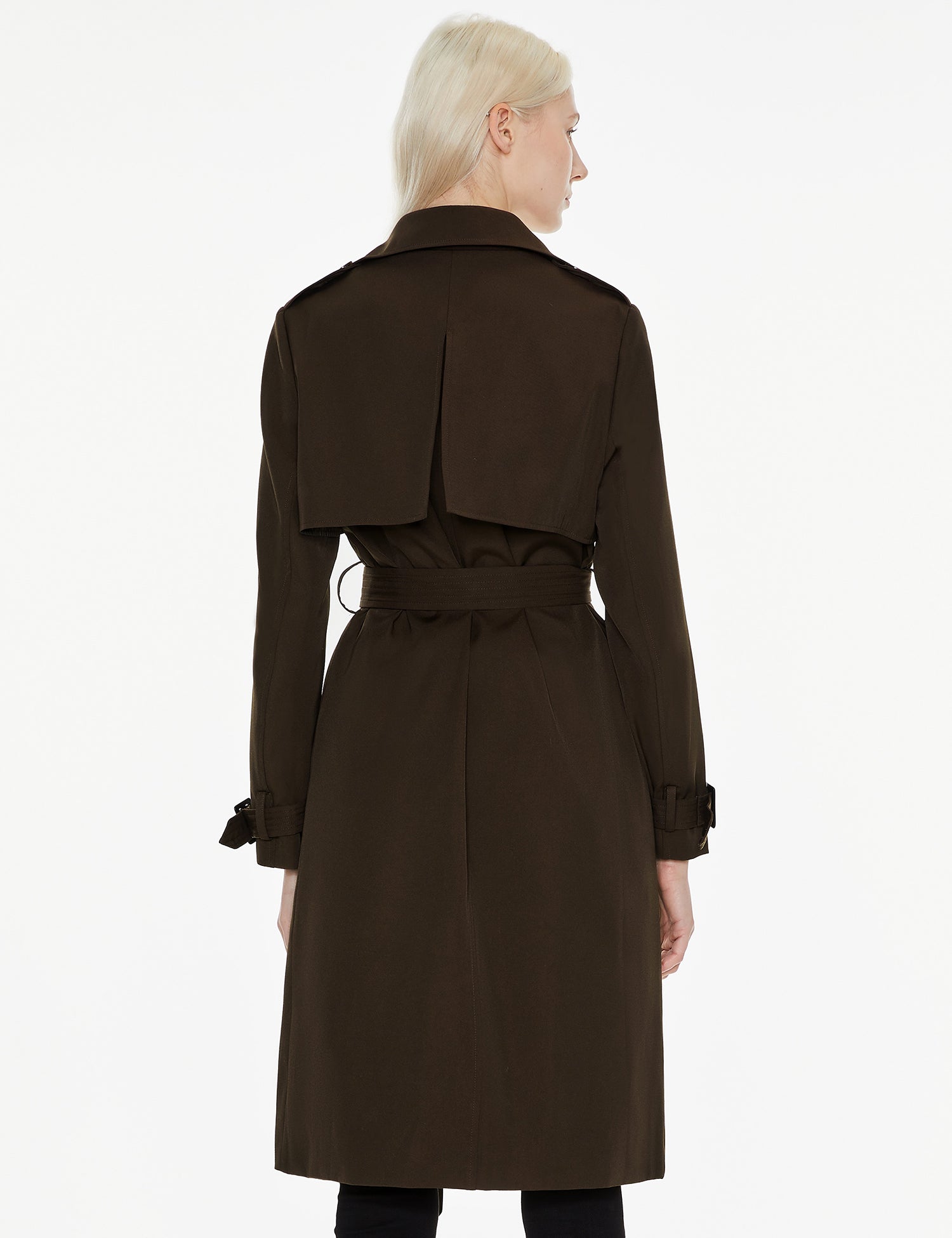 Classic Double-Breasted Lapel Hudson Trench #color_coffee