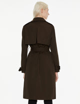 Classic Double-Breasted Lapel Hudson Trench #color_coffee