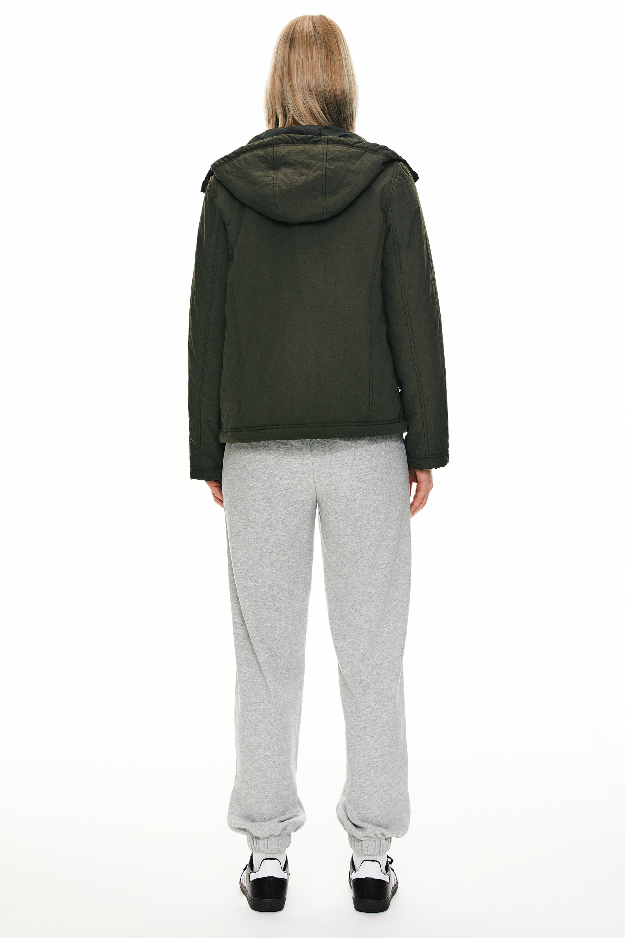 Orolay Hooded Lightweight Jacket Zip Up new #color_dark green