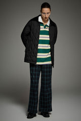 Straight Cut Lightweight Down Jacket orolay #color_black