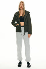 Orolay Hooded Lightweight Jacket Zip Up new #color_dark green