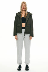 Orolay Hooded Lightweight Jacket Zip Up new #color_dark green