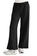 OROLAY Air Layer Wide-Leg Sweatpants #color_black