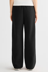 OROLAY Air Layer Wide-Leg Sweatpants #color_black
