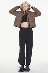 Orolay-Aurora Cropped Thermal Puffer-#color_coffee