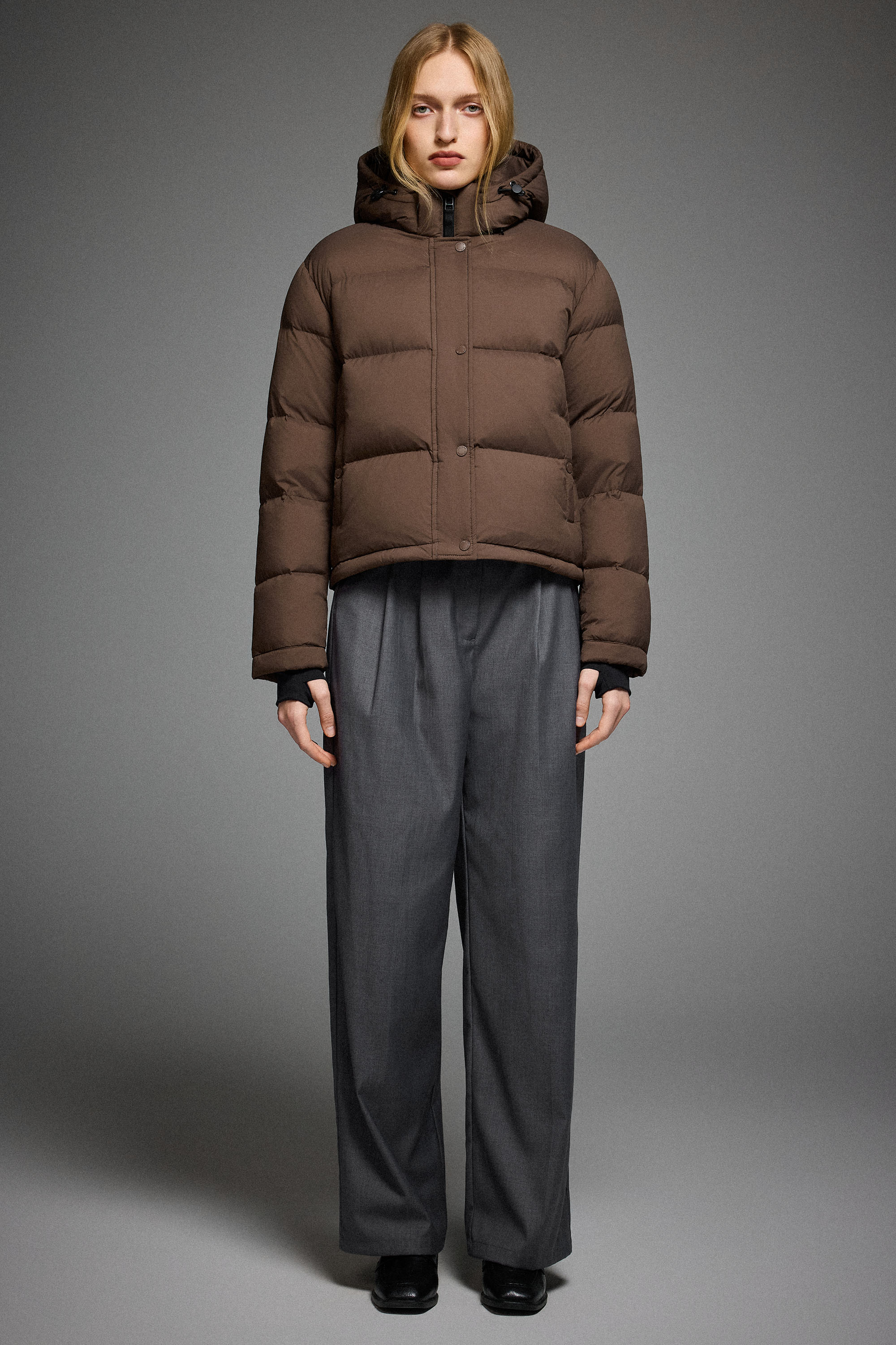 Aurora Kurze Thermo-Pufferjacke 