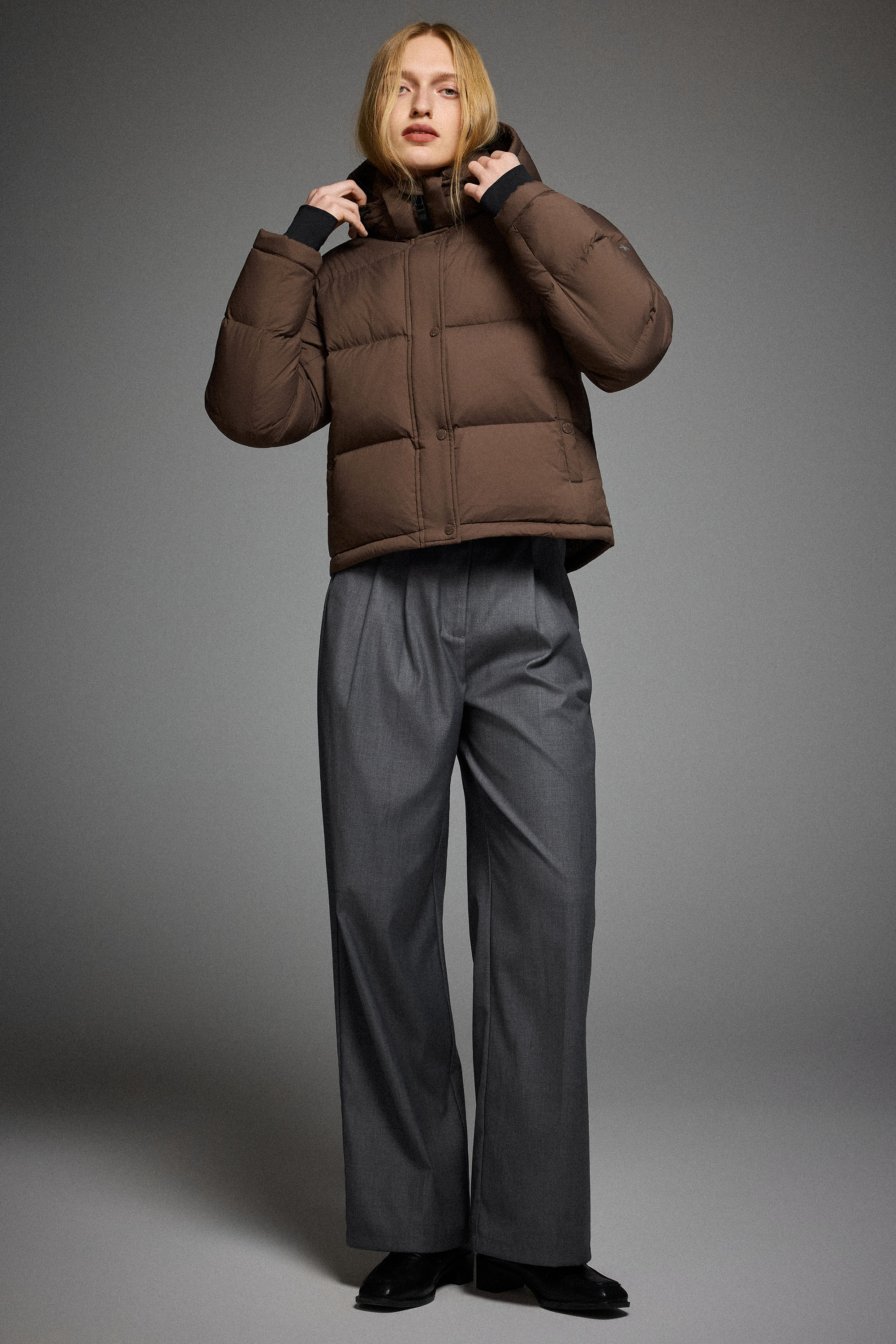 Aurora Kurze Thermo-Pufferjacke 