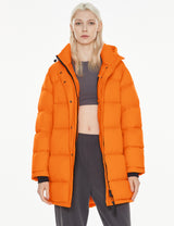 Orolay-Aurora Detachable Hood Down Puffer-#color_Bright Marigold