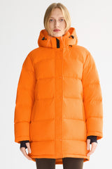 Orolay-Aurora Detachable Hood Down Puffer-#color_Bright Marigold