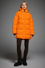 Orolay-Aurora Detachable Hood Down Puffer-#color_Bright Marigold