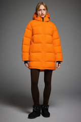 Orolay-Aurora Detachable Hood Down Puffer-#color_Bright Marigold