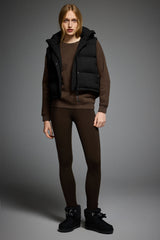 Orolay-Aurora Hooded Puffer Vest-#color_Black