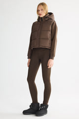 Orolay-Aurora Hooded Puffer Vest-#color_Coffee