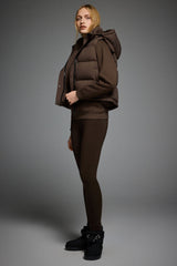 Orolay-Aurora Hooded Puffer Vest-#color_Coffee