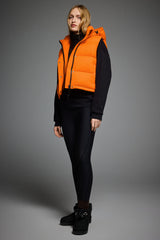 Orolay-Aurora Hooded Puffer Vest-#color_Bright Marigold