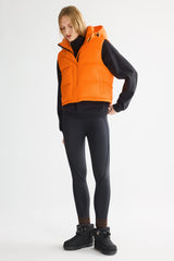 Orolay-Aurora Hooded Puffer Vest-#color_Bright Marigold