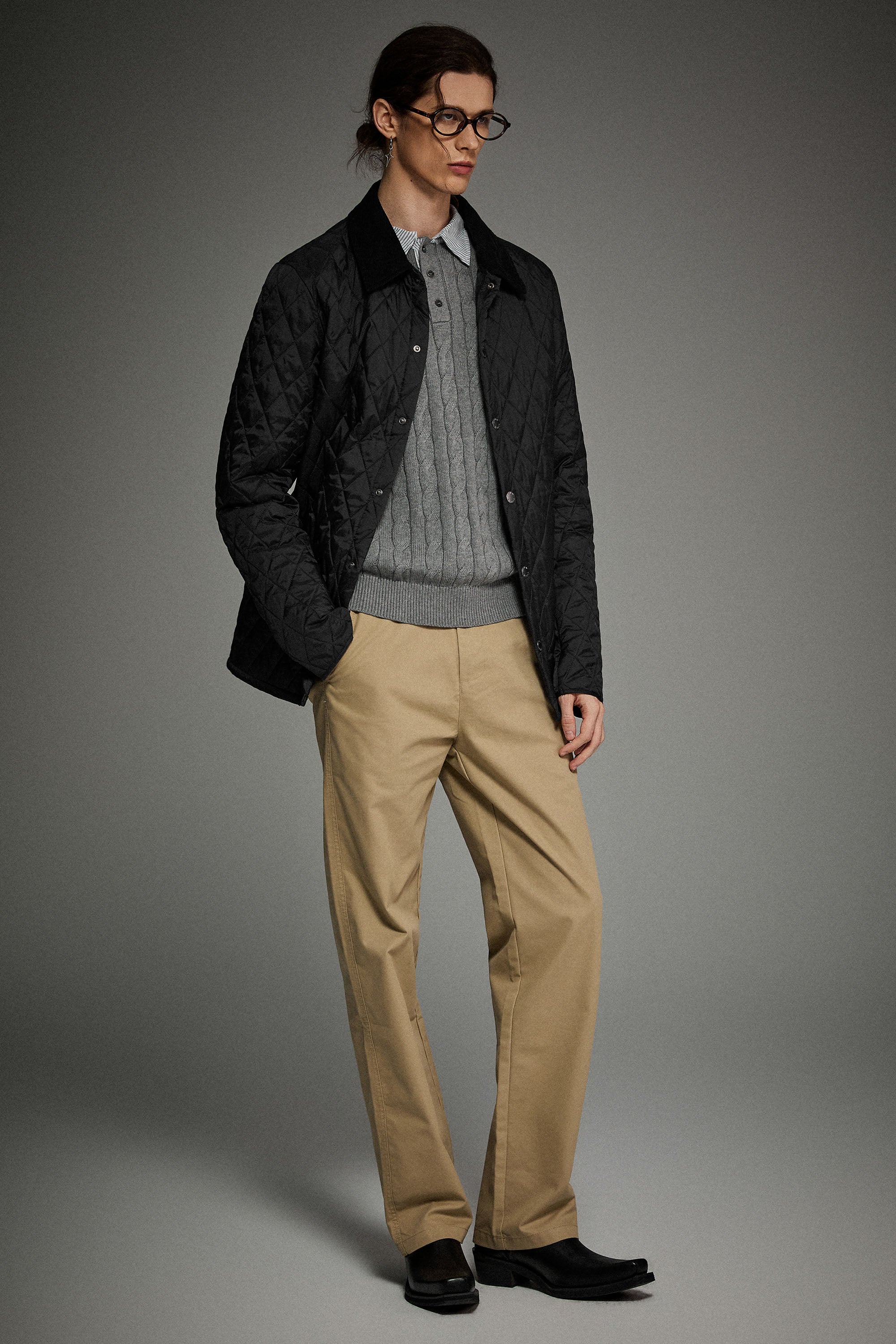 Orolay BarnForm Classic Lightweight Quilted Jacket #color_black