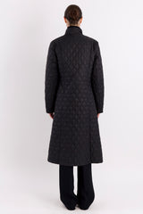 BarnForm Long Lightweight Trench Jacket #color_black