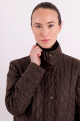 BarnForm Long Lightweight Trench Jacket #color_coffee