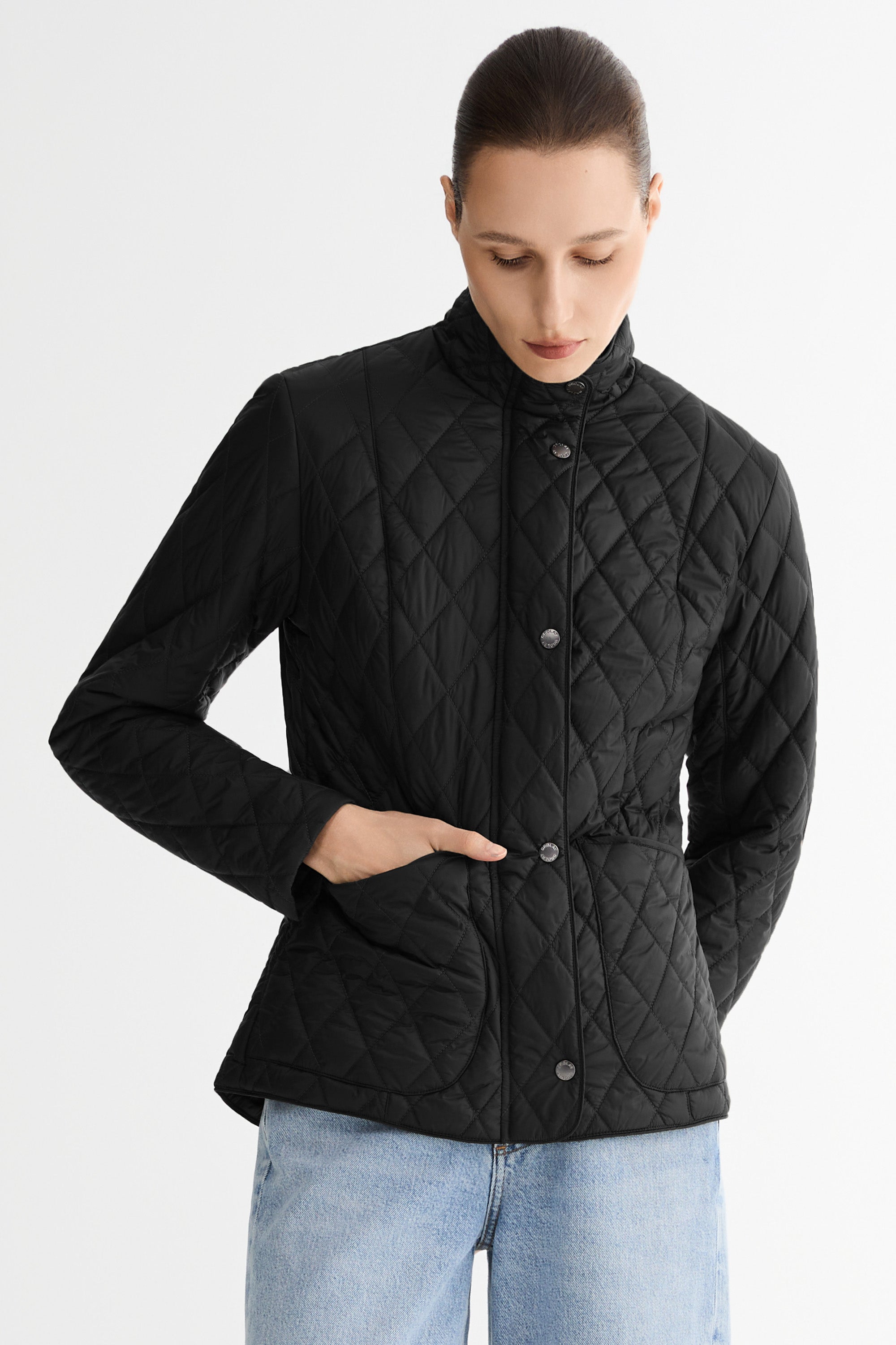 Classic Slim-Fit Lightweight Jacket #color_black