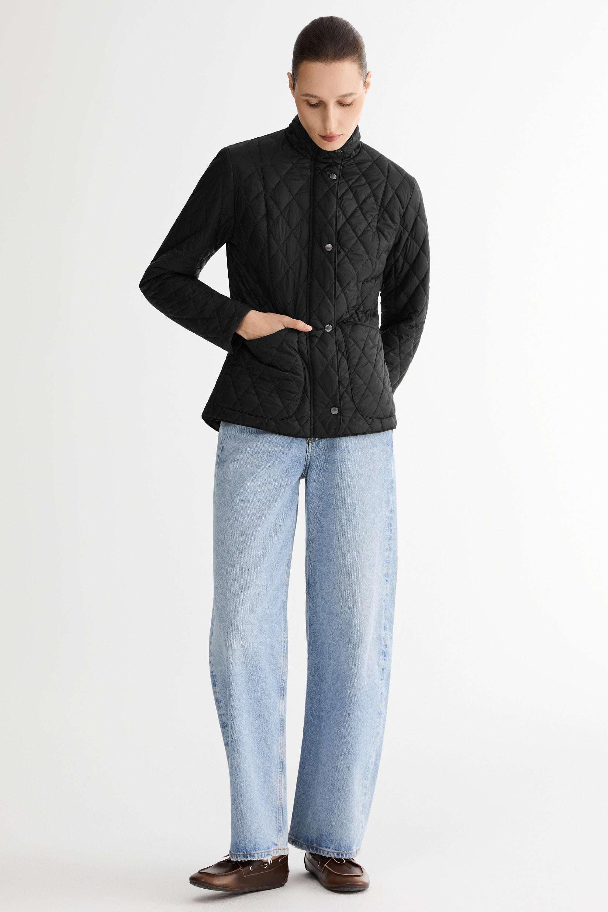 Classic Slim-Fit Lightweight Jacket #color_black