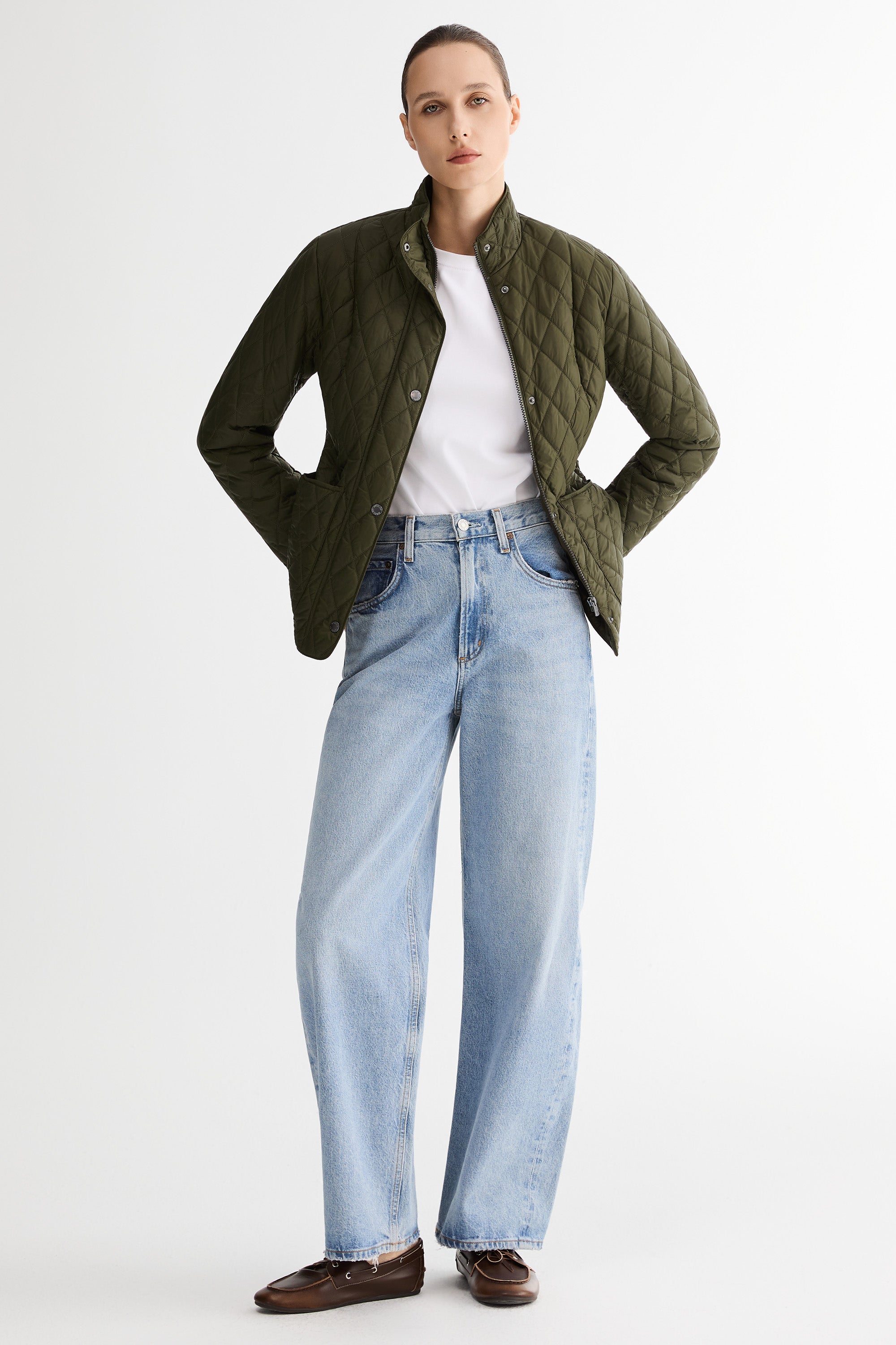 Classic Slim-Fit Lightweight Jacket #color_olive