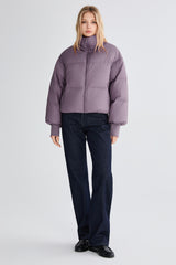 Down Coat-Orolay-Puff-O Classics Short Oversized Down Coat-#color_Sparrow