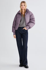 Down Coat-Orolay-Puff-O Classics Short Oversized Down Coat-#color_Sparrow