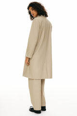 Double-Breasted Suit Blazer - Orolay, #color_Khaki