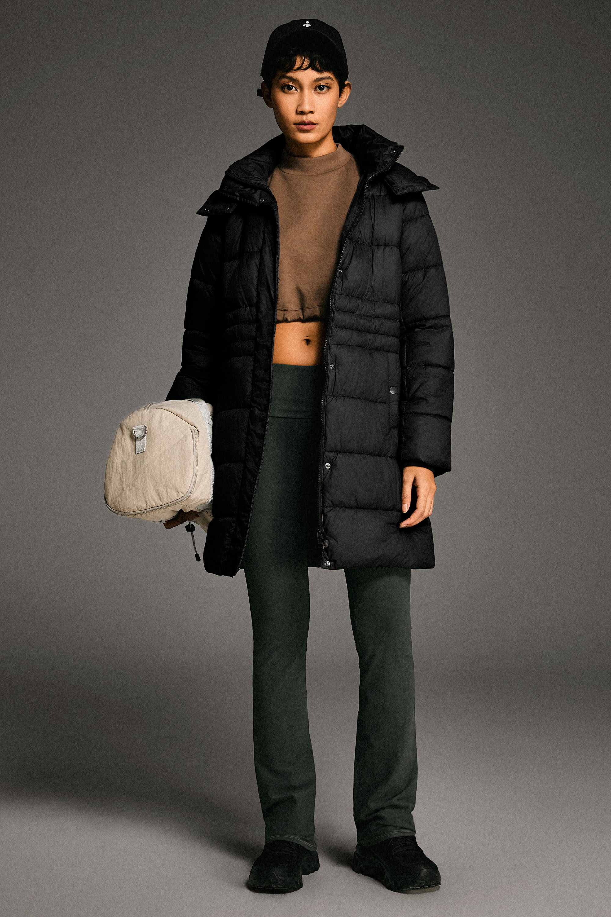 Everyday Insulated Puffer with Hood #color_black