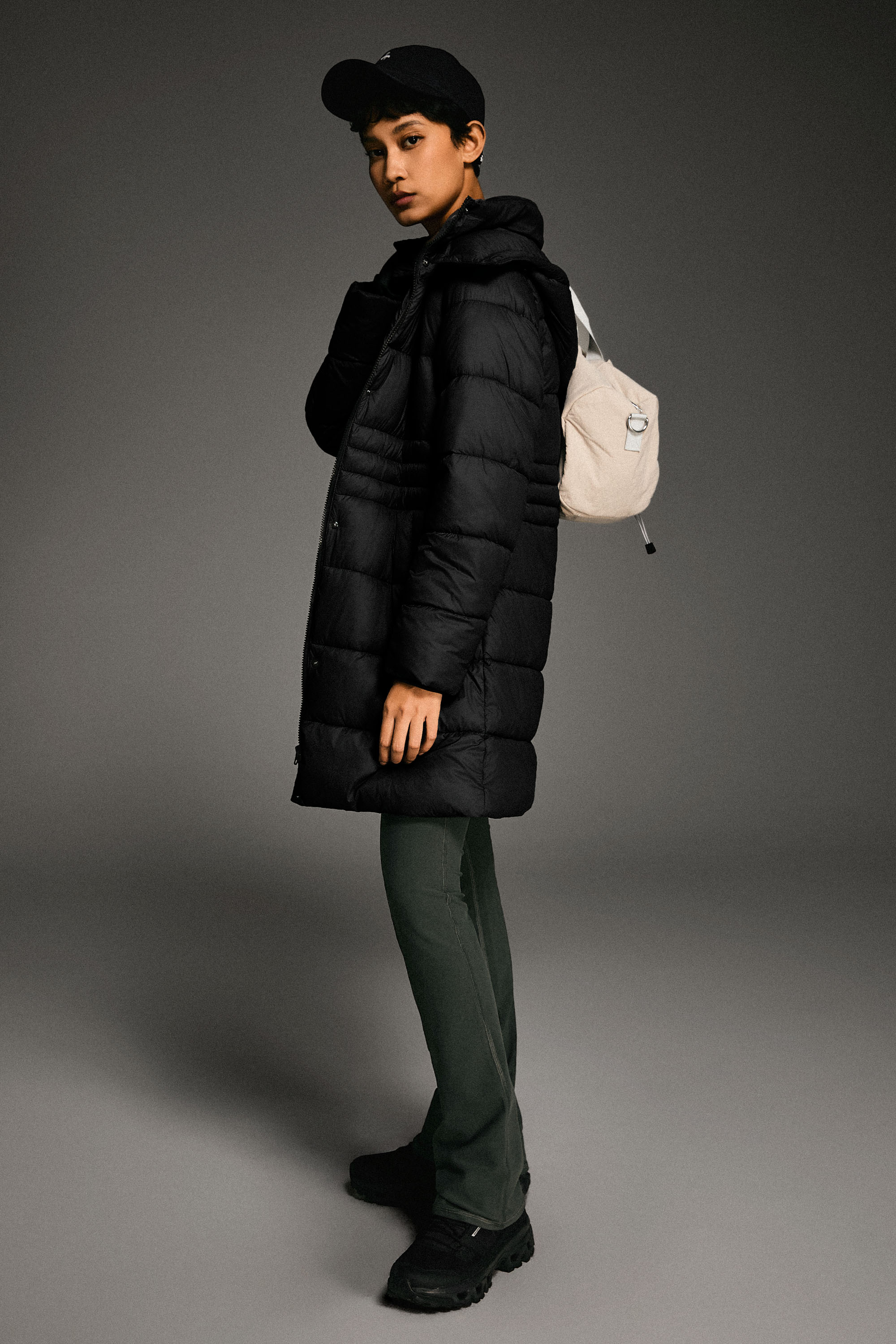 Everyday Insulated Puffer with Hood #color_black