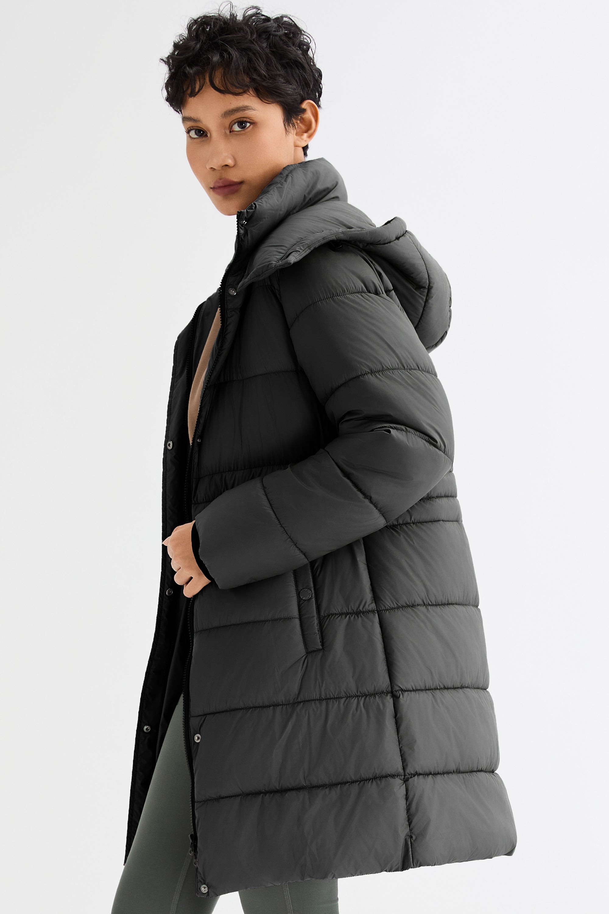 Everyday Insulated Puffer with Hood #color_black