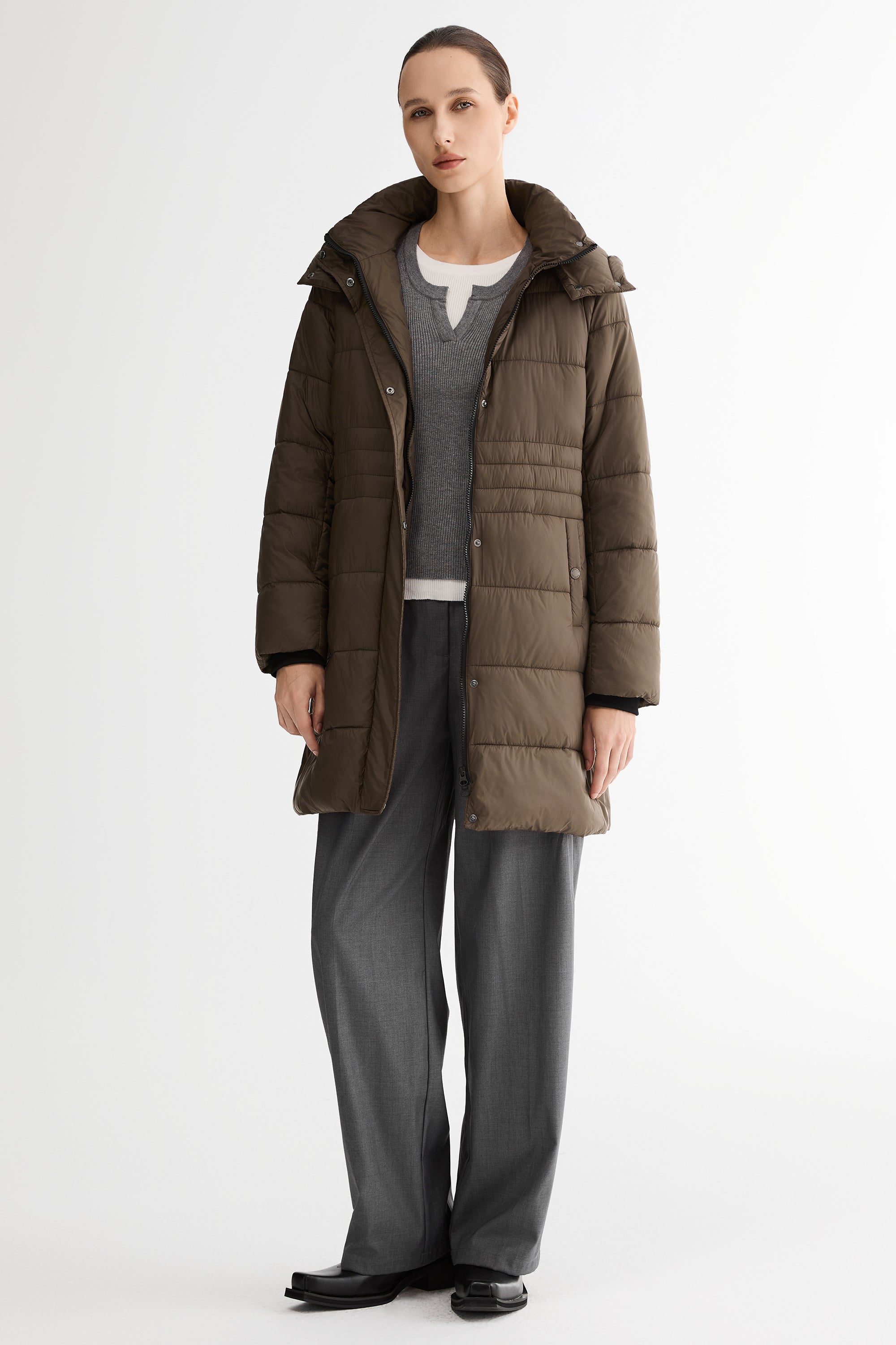 Everyday Insulated Puffer with Hood #color_coffee