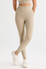 FlexSeam™ High-Waisted Signature Full Length Leggings #color_Khaki