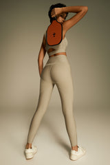 FlexSeam™ High-Waisted Signature Full Length Leggings #color_Khaki