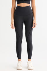 FlexSeam™ High-Waisted Timeless 7/8 Leggings #color_black