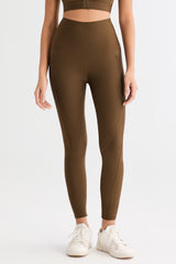 FlexSeam™ High-Waisted Timeless 7/8 Leggings #color_brown