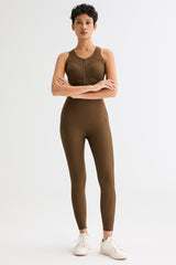 FlexSeam™ High-Waisted Timeless 7/8 Leggings #color_brown