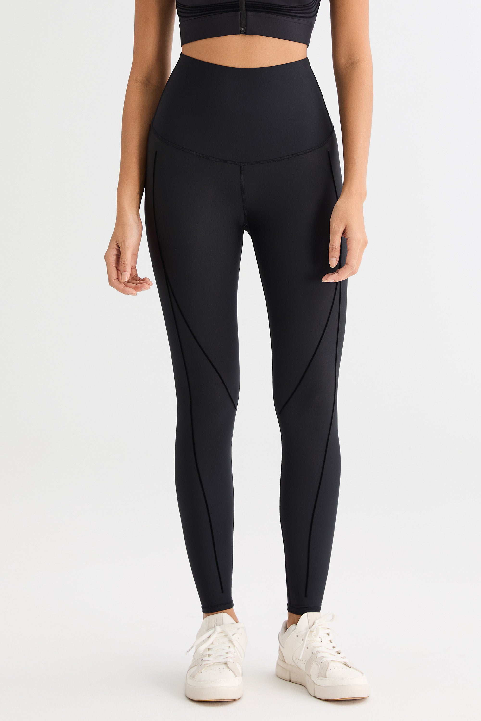 FlexSeam™ High-Waisted Timeless Full Length Leggings #color_black