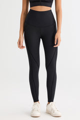 FlexSeam™ High-Waisted Timeless Full Length Leggings #color_black