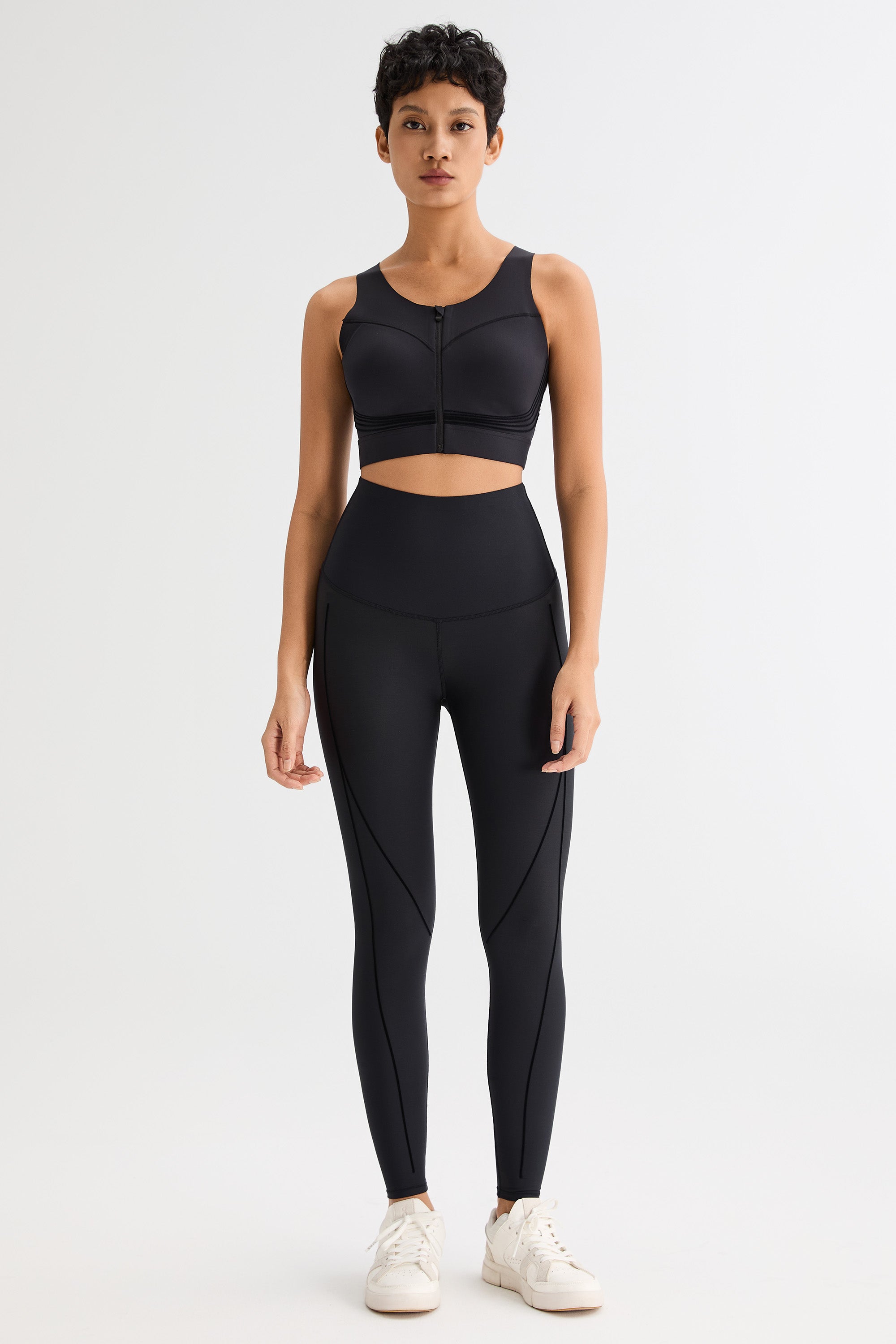 FlexSeam™ High-Waisted Timeless Full Length Leggings #color_black