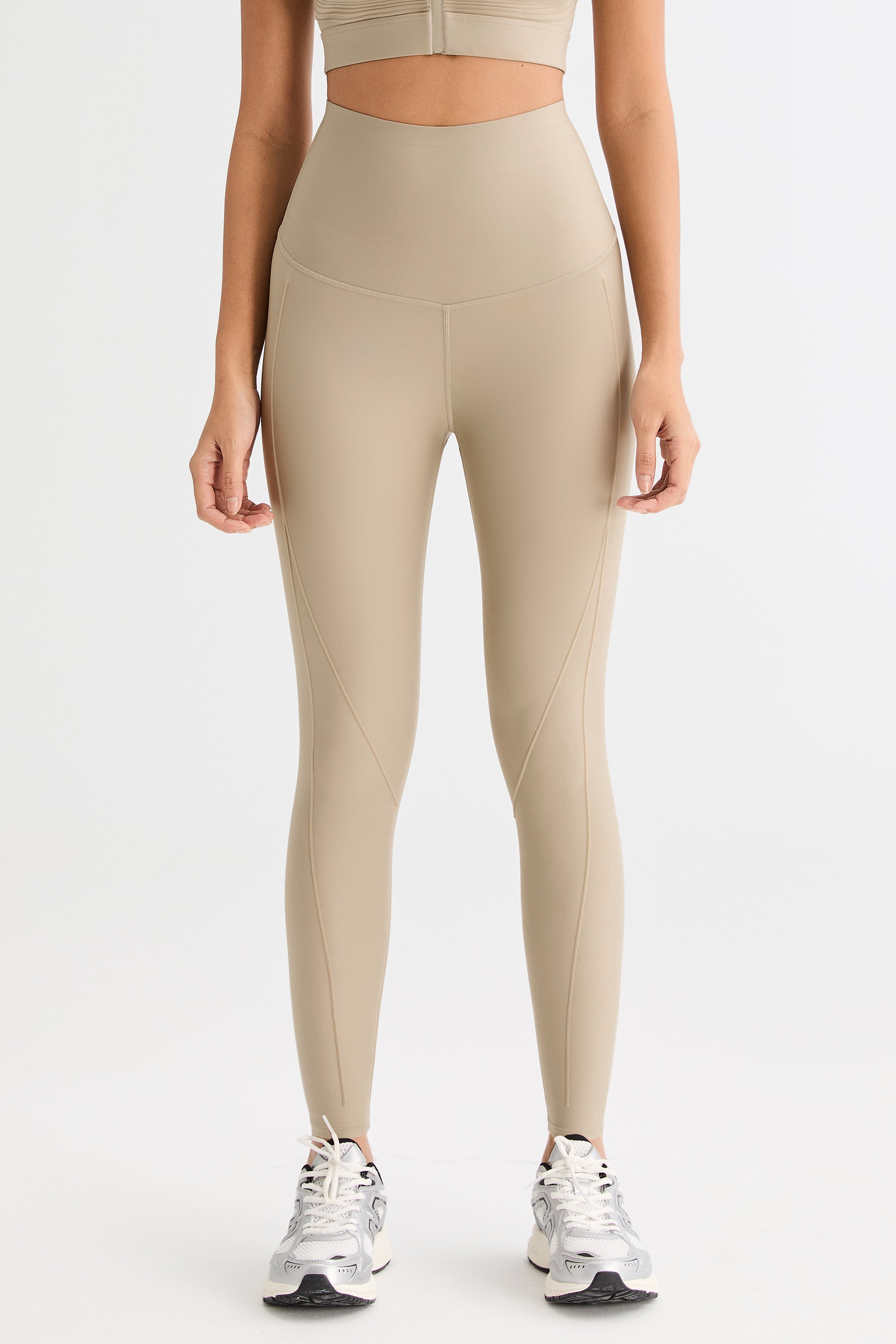 FlexSeam™ High-Waisted Timeless Full Length Leggings #color_khaki