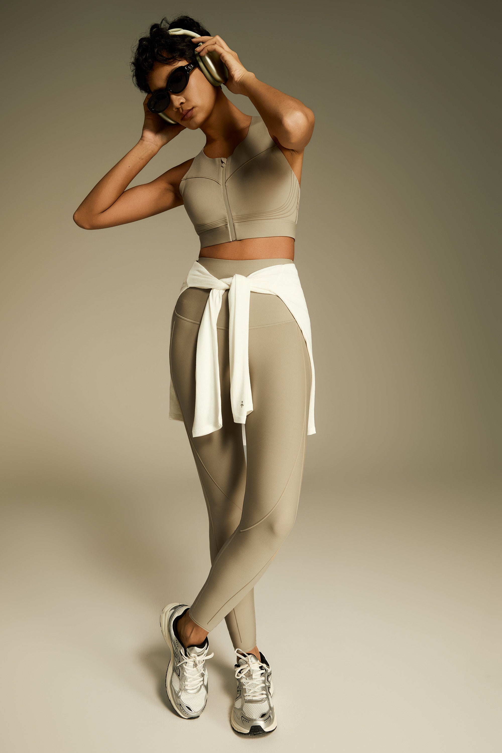 FlexSeam™ High-Waisted Timeless Full Length Leggings #color_khaki