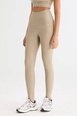 FlexSeam™ High-Waisted Timeless Full Length Leggings #color_khaki