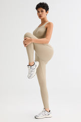 FlexSeam™ High-Waisted Timeless Full Length Leggings #color_khaki