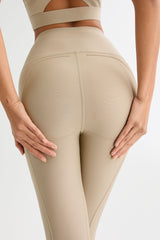 FlexSeam™ High-Waisted Timeless Full Length Leggings #color_khaki