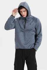 Half Zip Pullover Long Sleeve Sweatshirt #color_navy